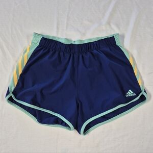 Adidas Climalite Womens Size Small Blue Running Athletic Shorts